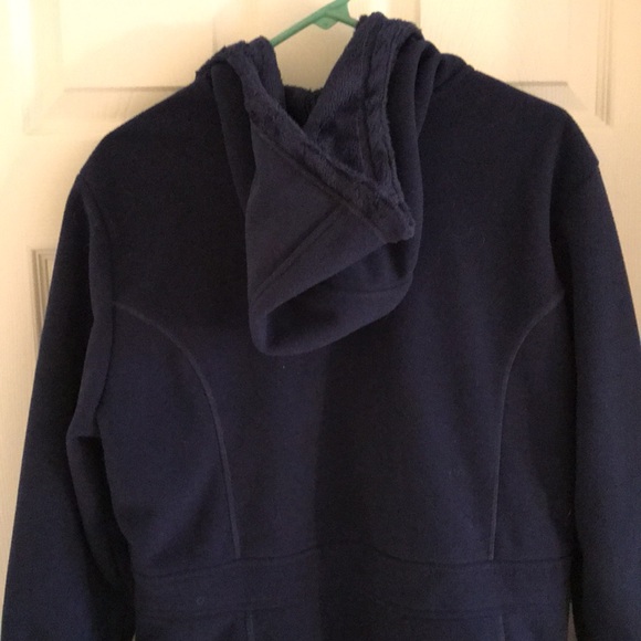 Land’s End ladies jacket coat size 14-16 navy - Picture 5 of 6